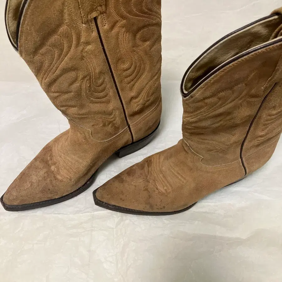 American vintage suede western boots 웨스턴 부츠