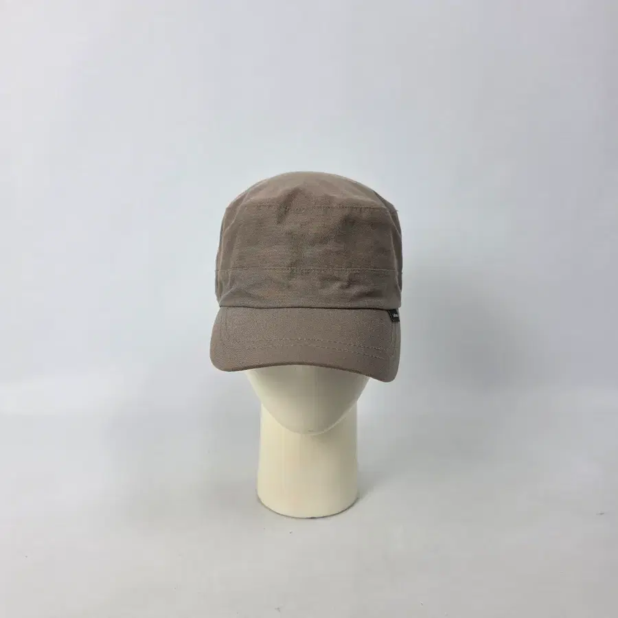 라푸마 카키 브라운 코튼 캠프캡 밴딩 모자 58cm 260929
