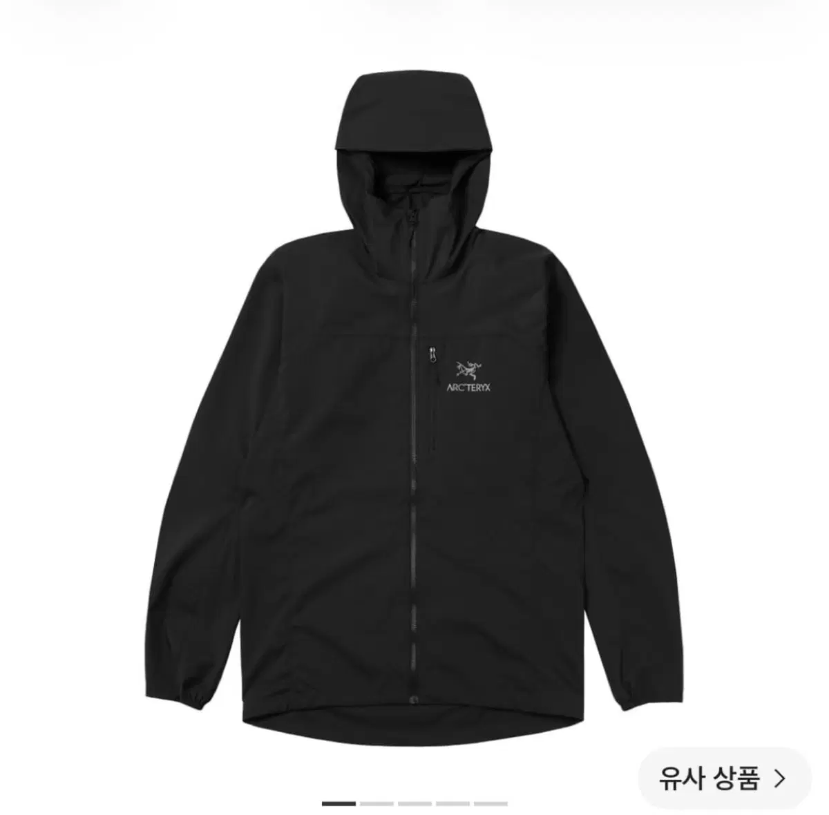 (S급) 아크테릭스 스쿼미시 후디 블랙 L