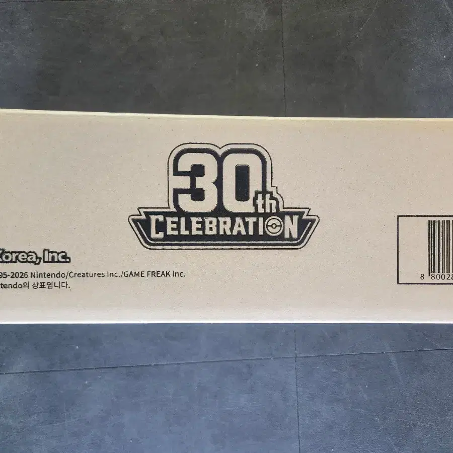 포켓몬카드 30주년카드 카톤