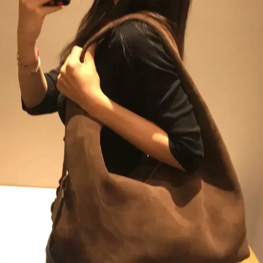 코치 필로우 브라운 숄더백
