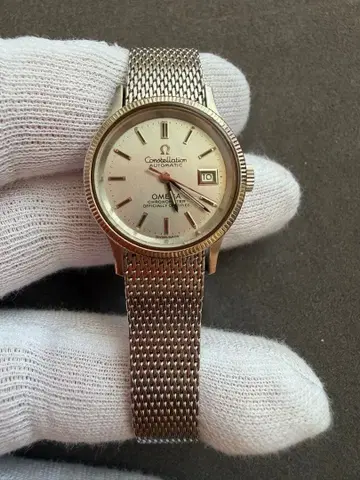 OMEGA Constellation AT 새상품급 작동불가 단종 초레어 데이트