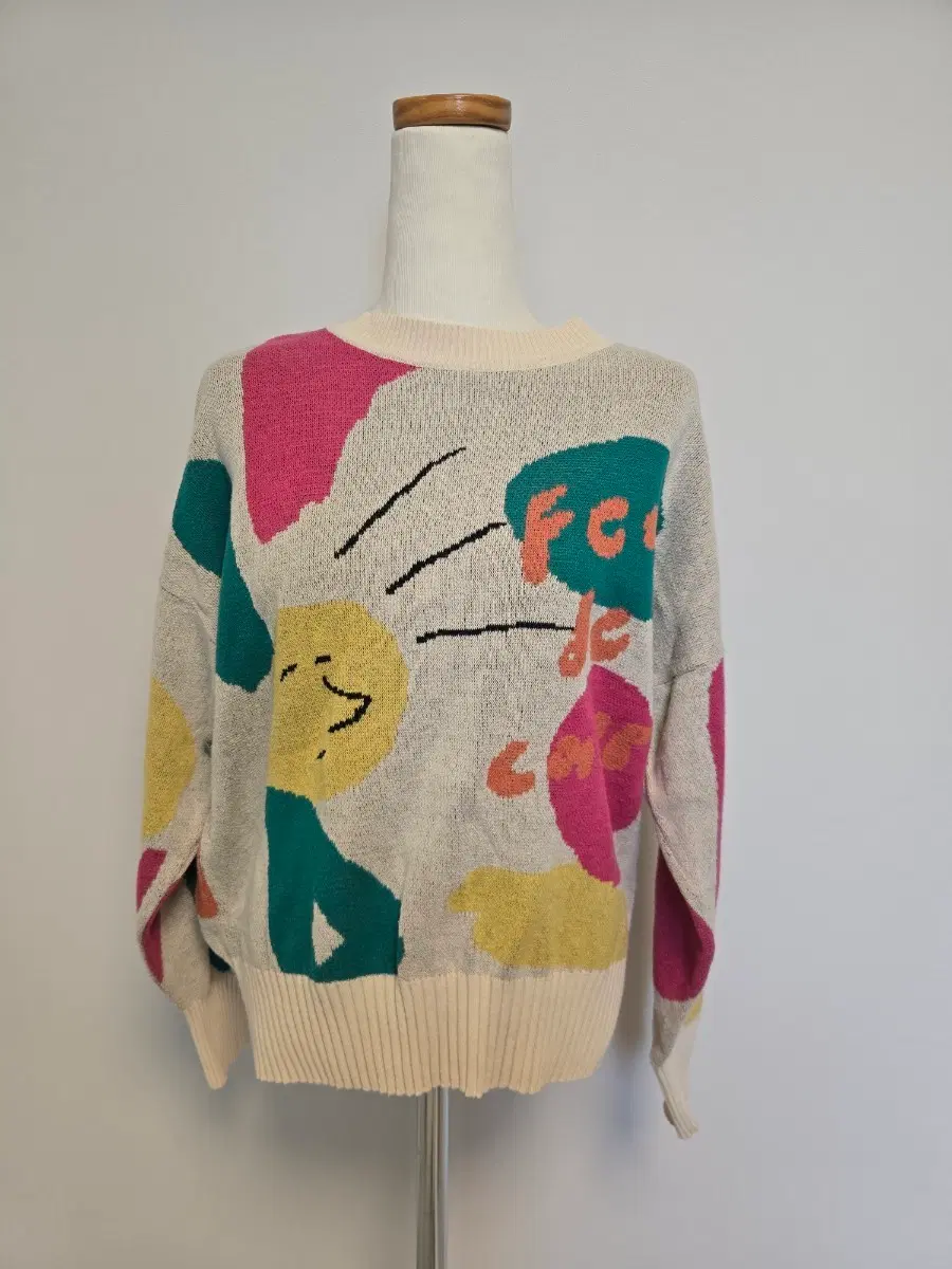 (3XL)리미떼두두 패턴니트