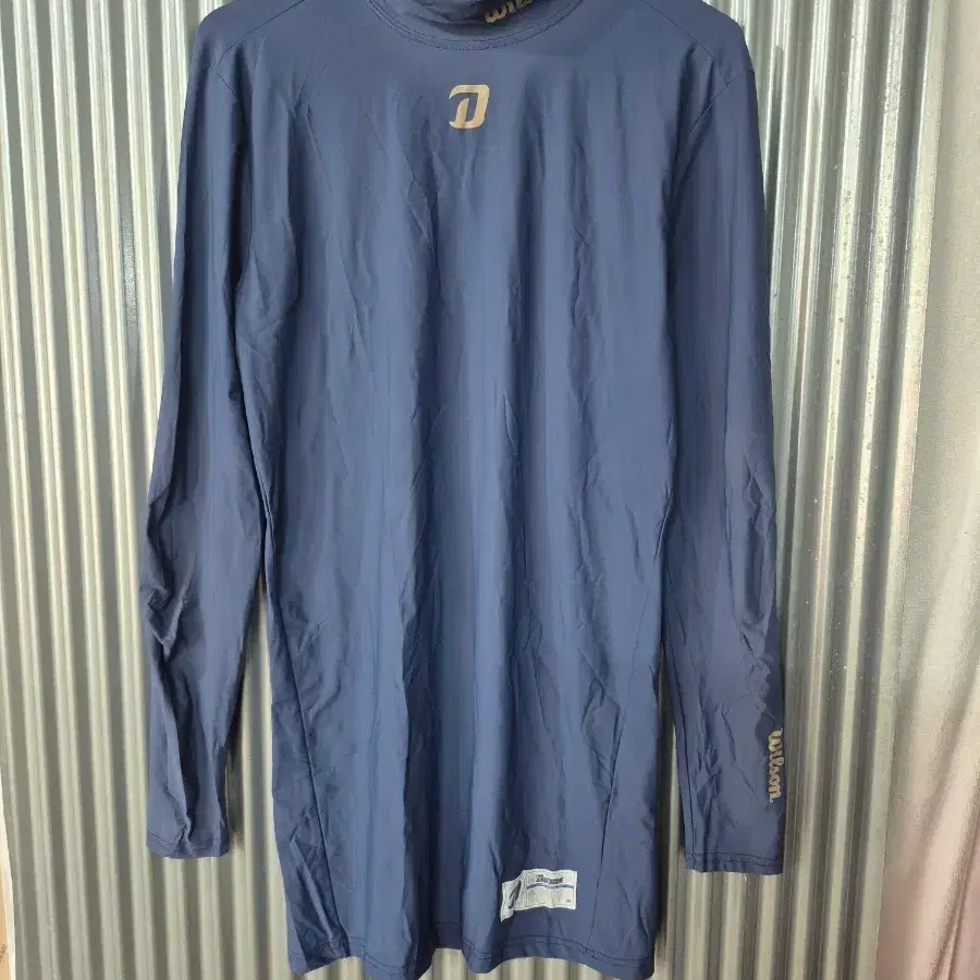 3XL 윌슨 기능성 긴팔 티셔츠 네이비