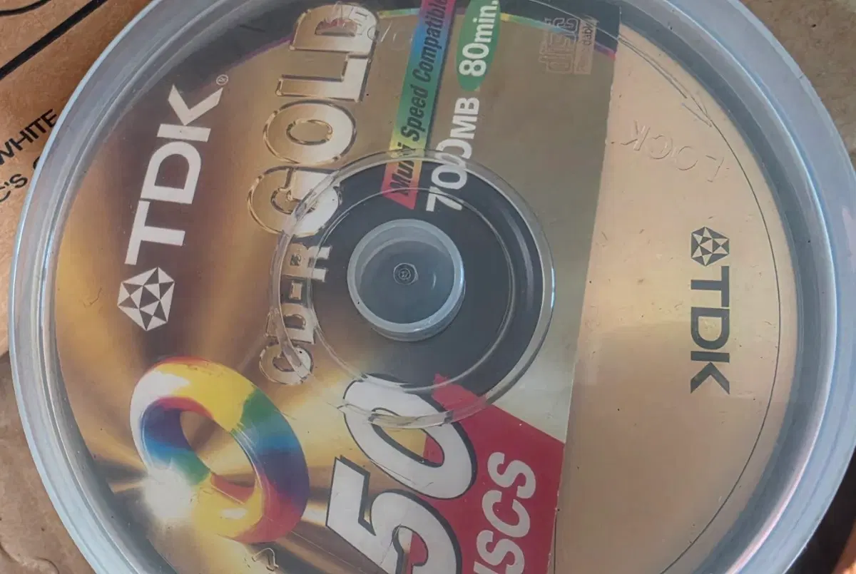 TDk Gold 공CD 미사용제품