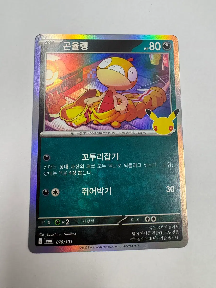곤율랭 포켓몬카드30주년 (한글판)