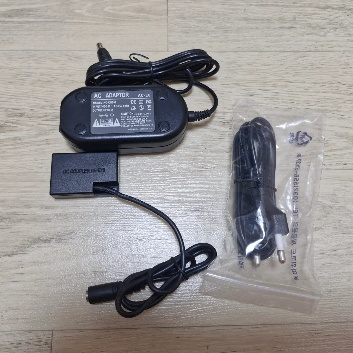 캐논 DC 커플러 AC 어댑터 세트