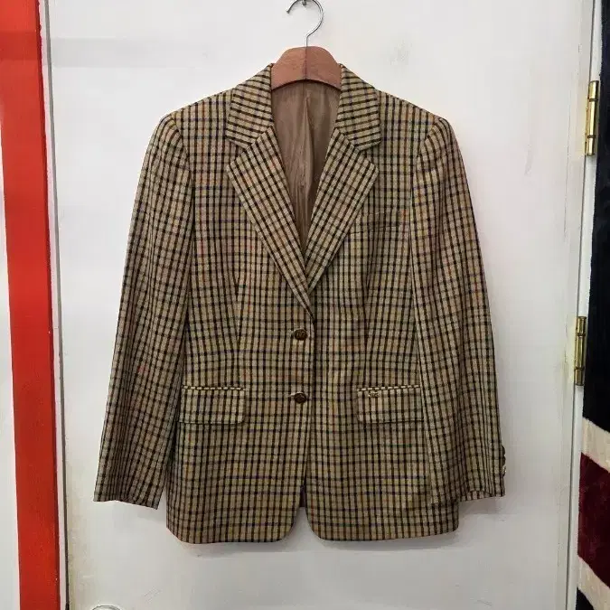 닥스 DAKS 체크 마이 블레이저 자켓(88)