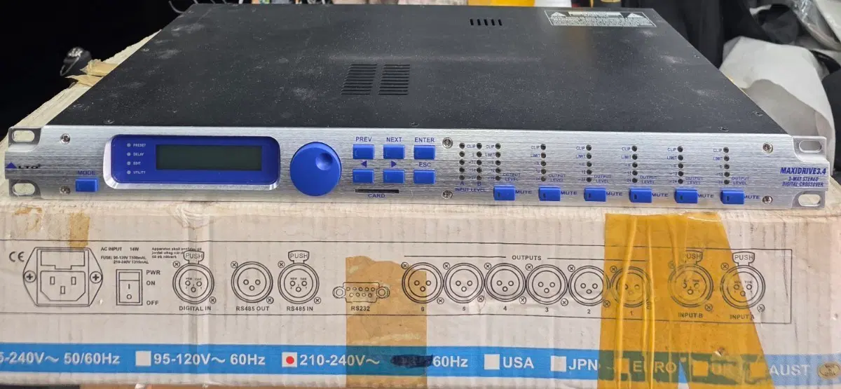 ALTO MAXIDRIVE 3.4 디지털 스피커 프로세서 미사용 새제품