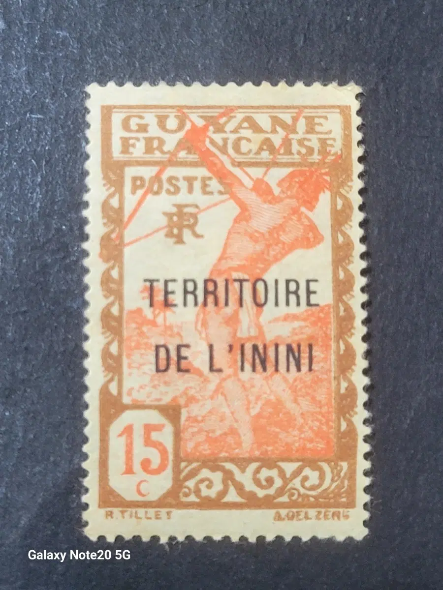 (프랑스우표)1931년  프랑스령 기아나 이닌영토 통치기념 우표Territories  De L 'INNI