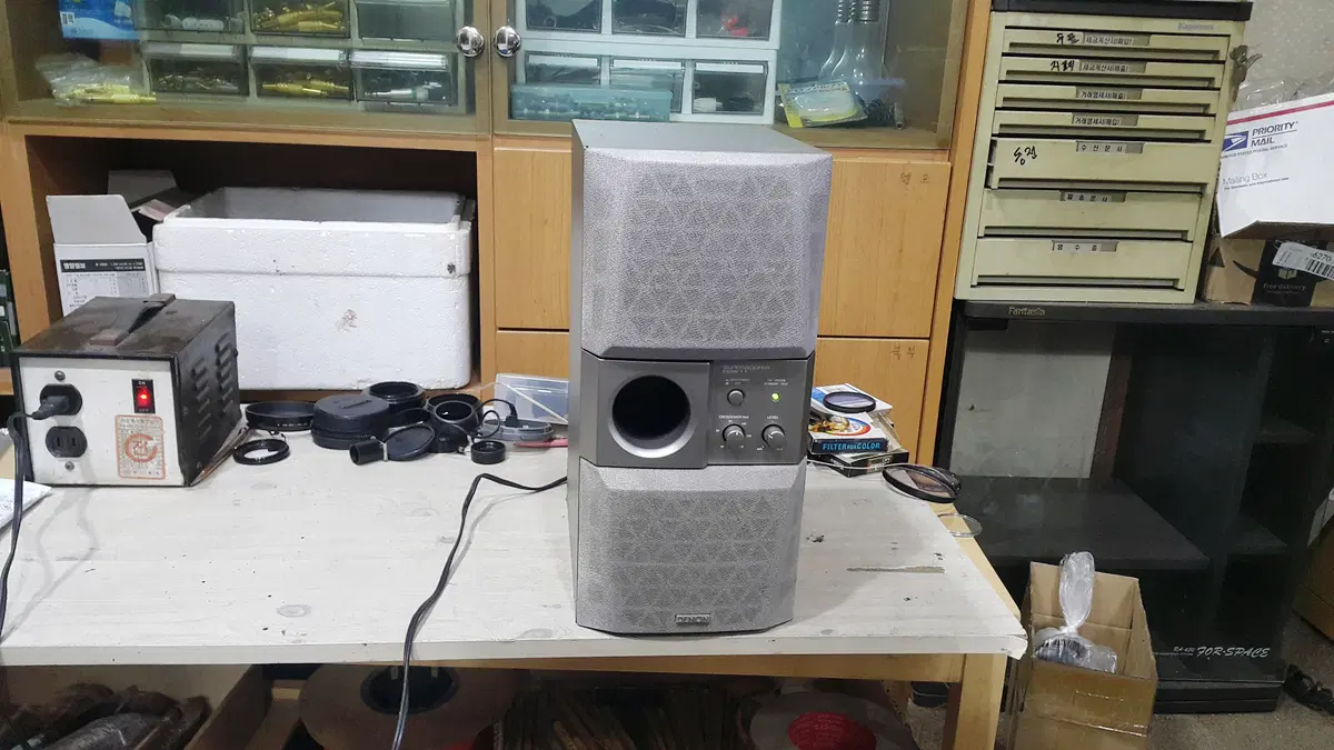 중고 데논 DSW-11 액티브 서브우퍼