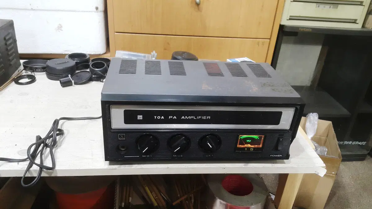 1970 일본 토아 방송용 앰프