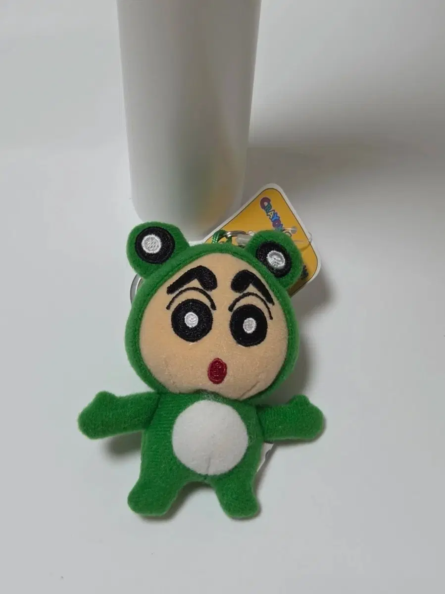짱구 개구리 코스튬 키링 (8cm)