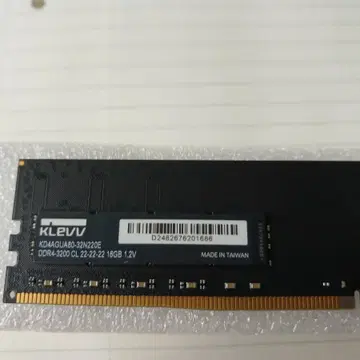 KLEVV DDR4-3200 CL22-22-22 16GB 1.2V | 메모리/VGA | 번개장터 중고거래