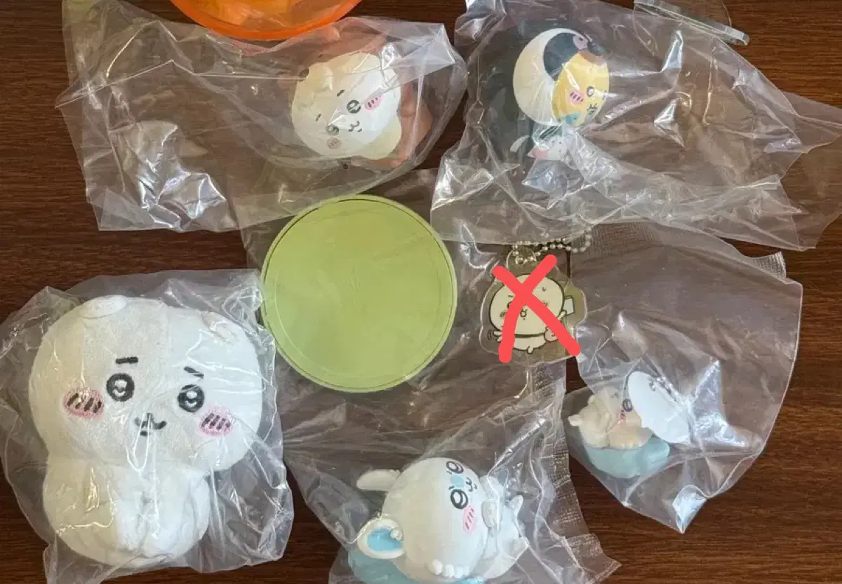 먼작귀 치이카와 수족관 디오라마 키링 치이카와 쿠리만쥬 모몽가 일괄