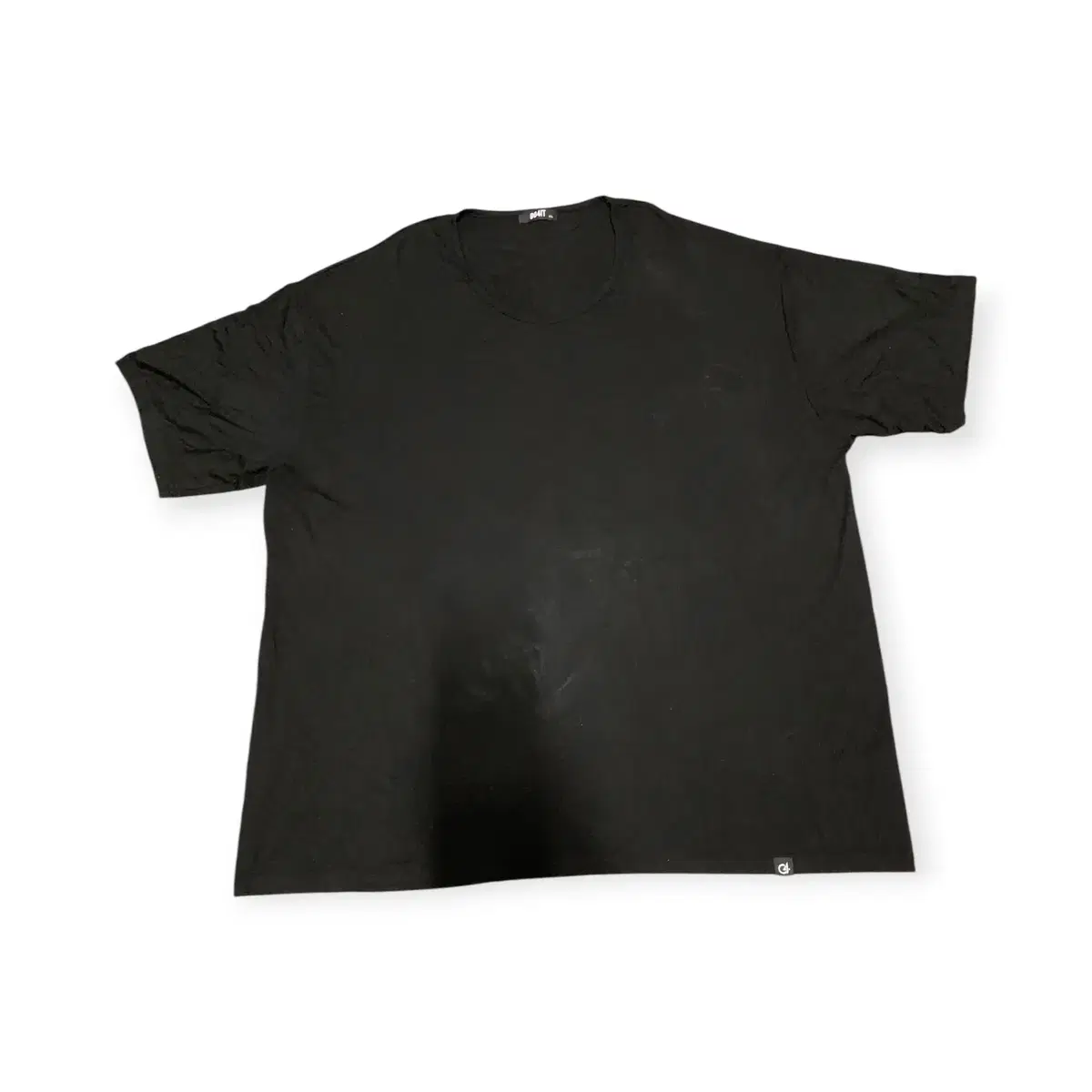 3XL/115-120) 고포잇 블랙 무지 오버핏 짐웨어 반팔 티셔츠 3XL