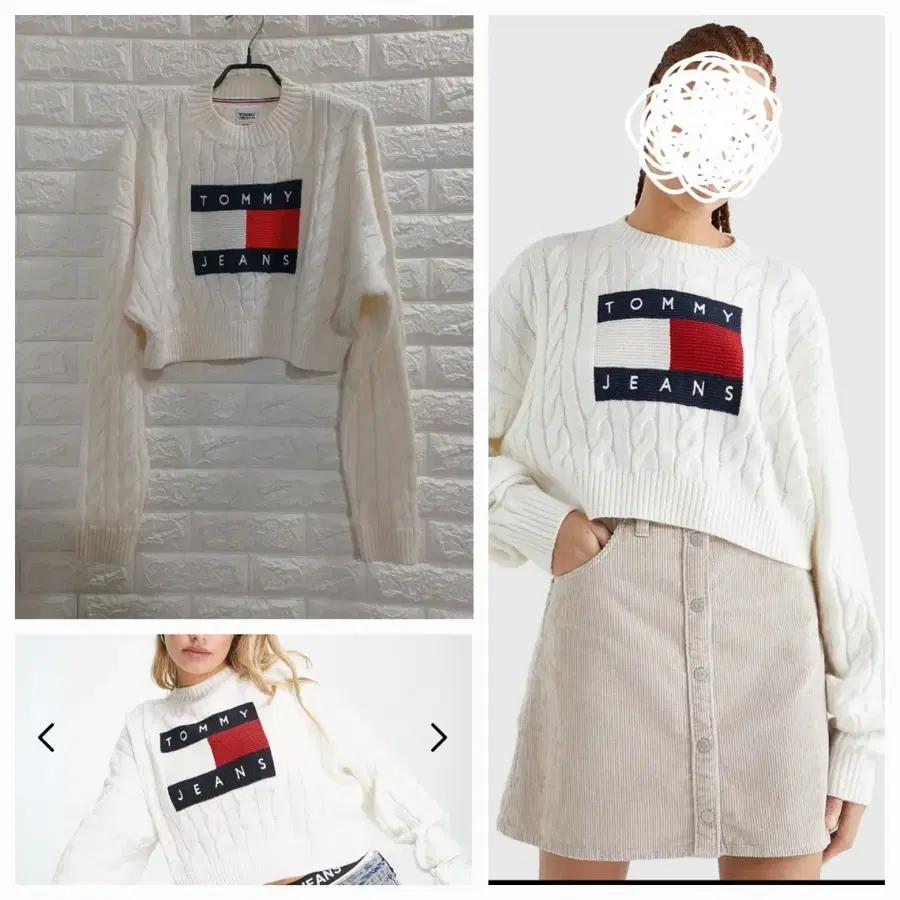 타미진스 케이블 크롭니트