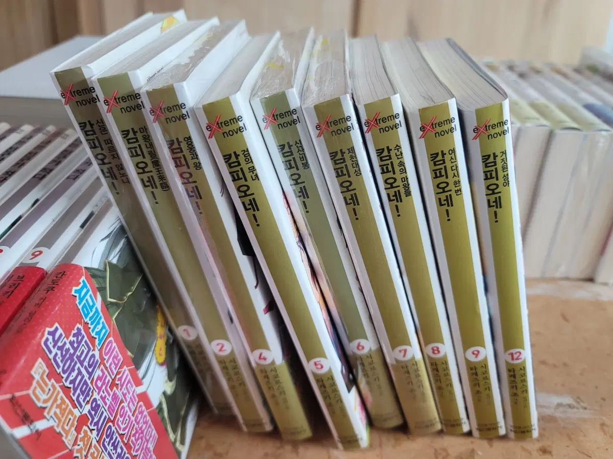 캄피오네! 1-9(3권빠짐), 12권 세트
