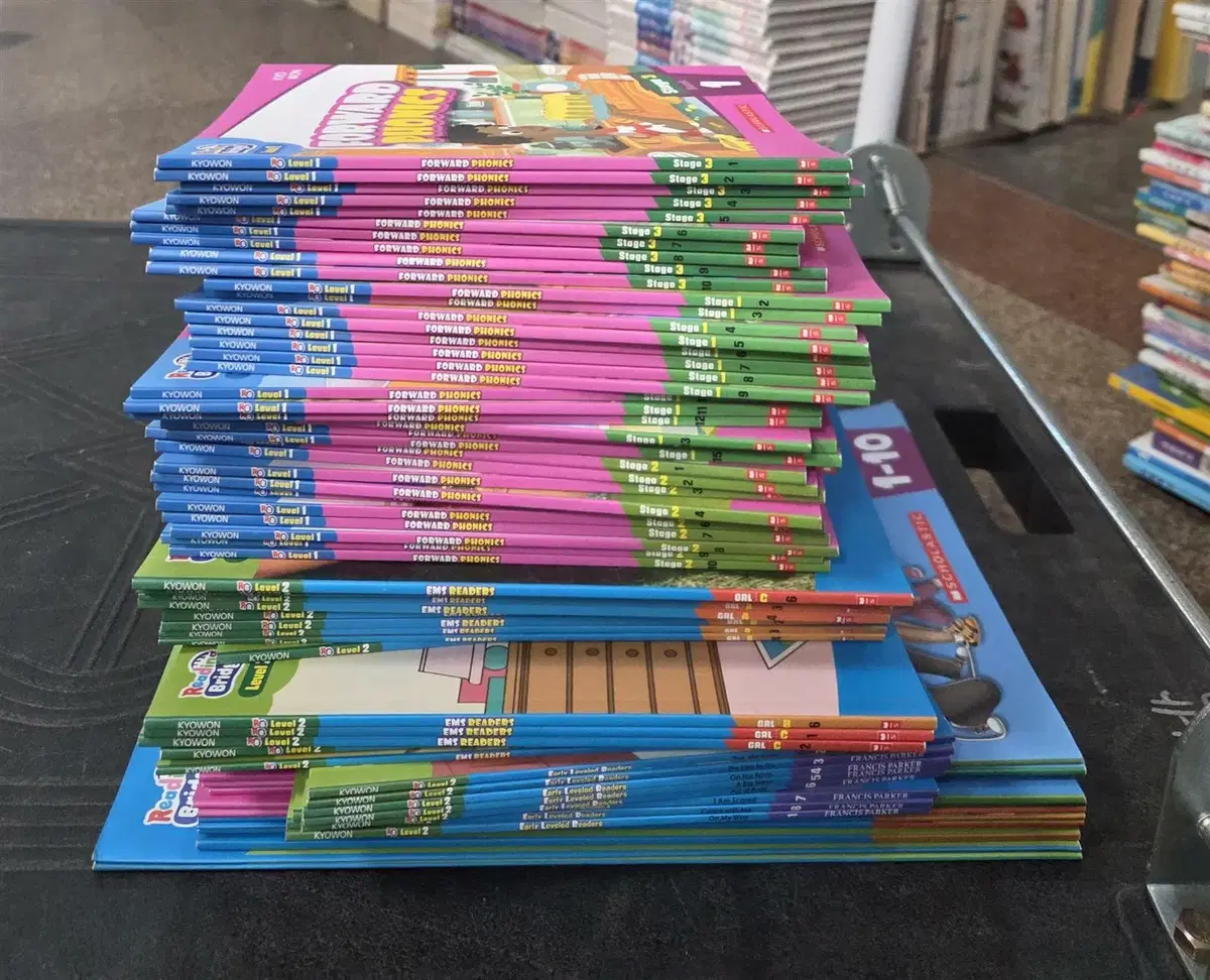 Reading Bridge 리딩브릿지 레벨1,2 Scholastic 합 72권 세트 어린이영어 중고책