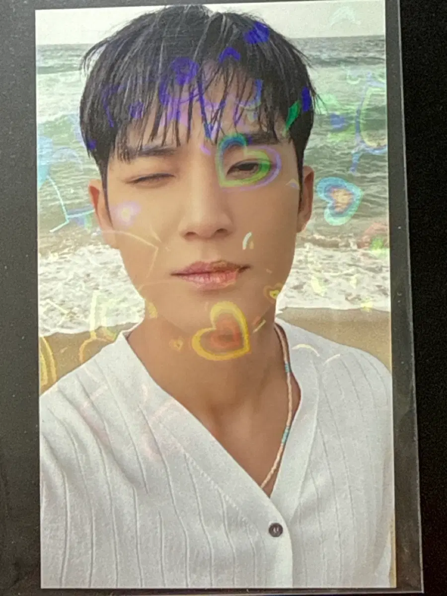 세븐틴 spill the feels 민규 유니버셜 럭드 포카
