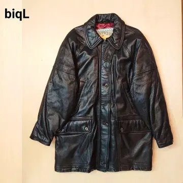 biql mystique of the north 가죽 코트 자켓