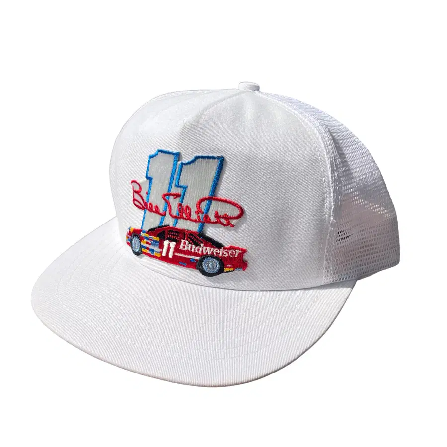 [MADE IN USA] 90s 빈티지 버드와이저 레이싱 트래커 메쉬캡 모자