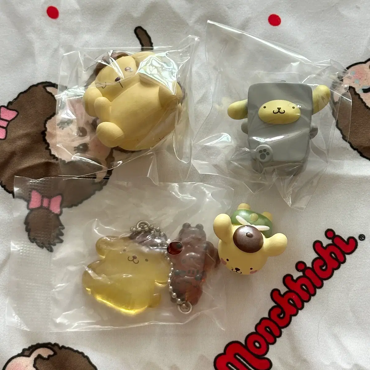 산리오 폼폼푸린 가챠 모음 - 에모큥 나카요시 허그코트 할로윈 요괴