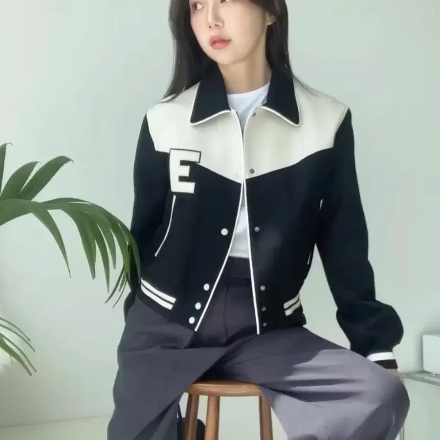 빛날영 엔오르 스타디움 자켓 블랙 F
