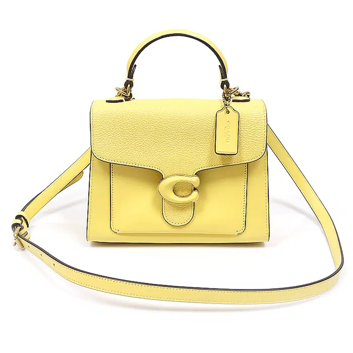 Coach(코치) C0773 옐로우 카프스킨 태비 탑 핸들 20 2WAY CO50616CO
