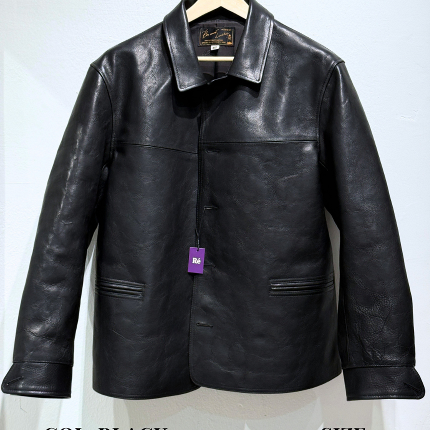 본쿠라 LEATHER CAR COAT(42)