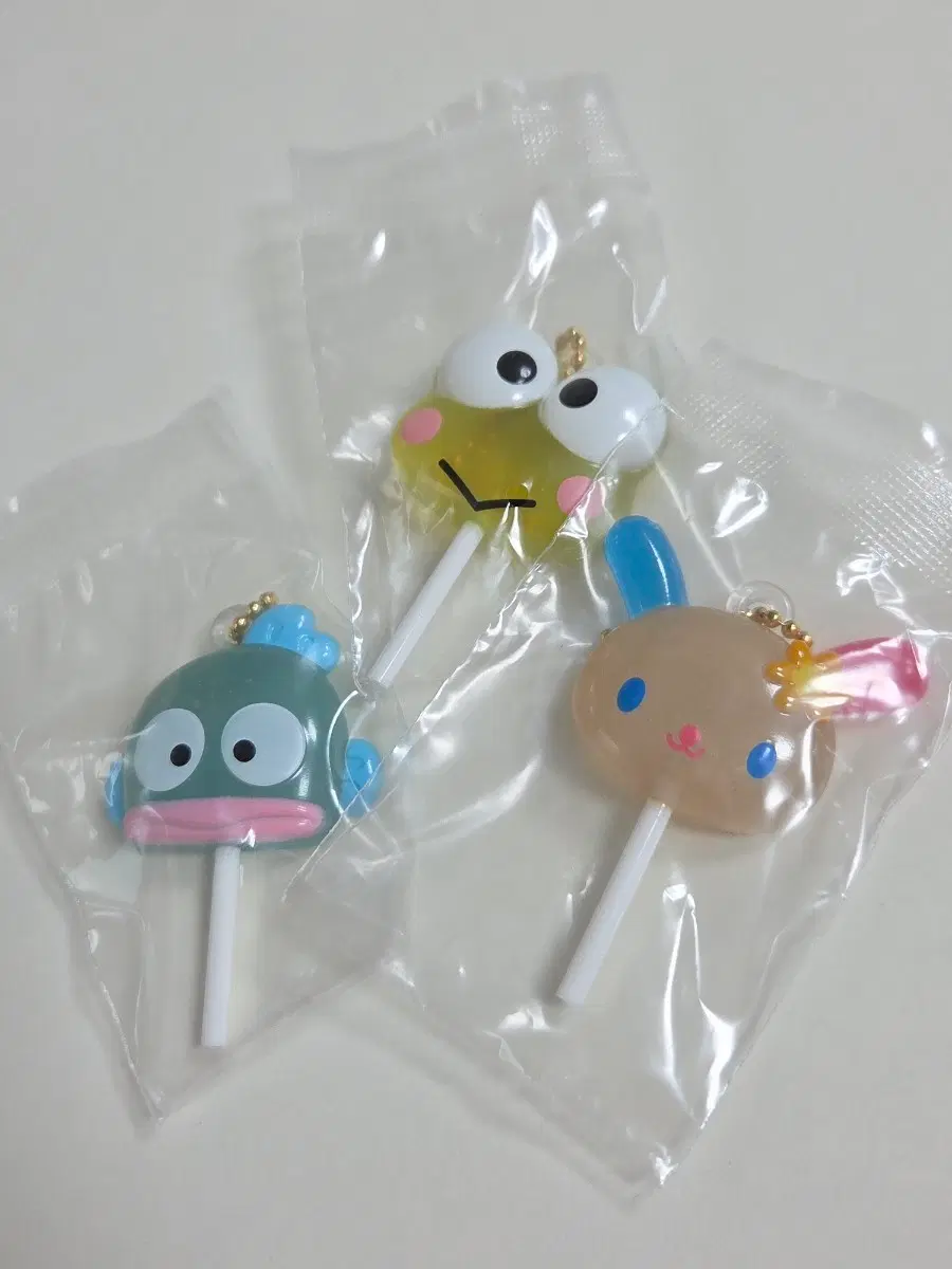 세트)산리오 컬러풀 캔디 가챠 우사하나 캔디가챠 케로피 한교동가챠