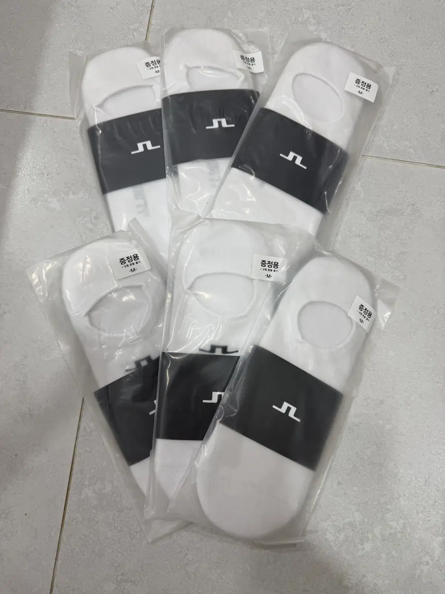 제이린드버그 골프 발목 양말 6개