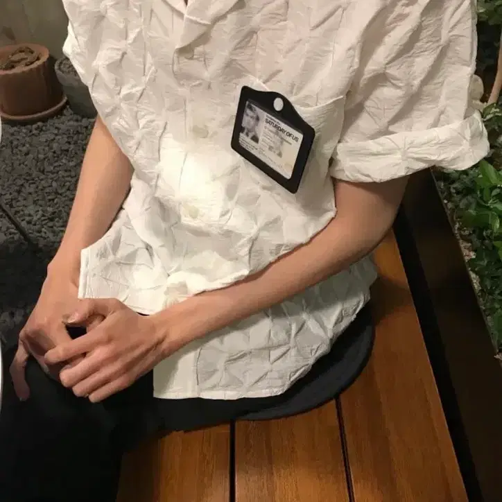 STU 엠보더리 셔츠