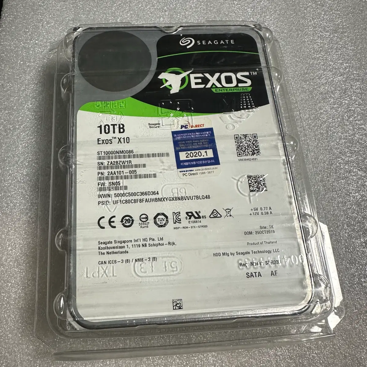 시게이트 EXOS X10 SATA 10TB 10테라 hdd