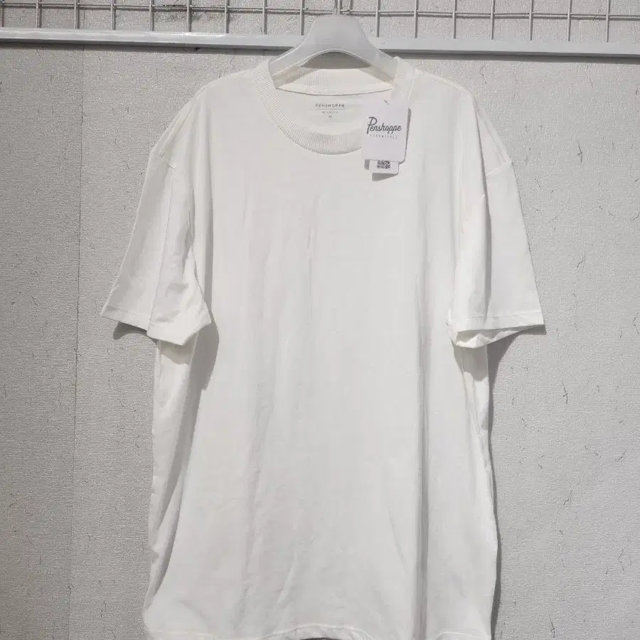 PENSHOPPE 릴렉스핏 XL 화이트 반팔티