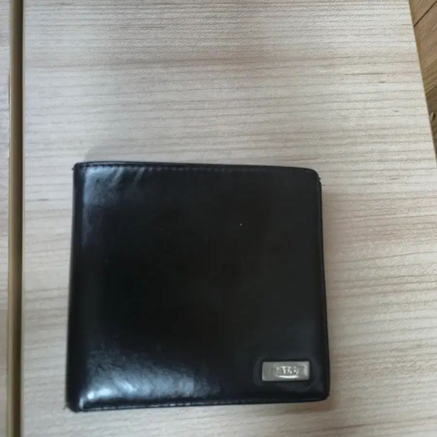 BALLY 남성 블랙 가죽 지갑