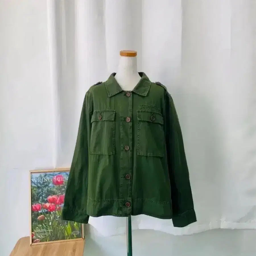 제이크루 J.Crew 밀리터리 야상 남방 M