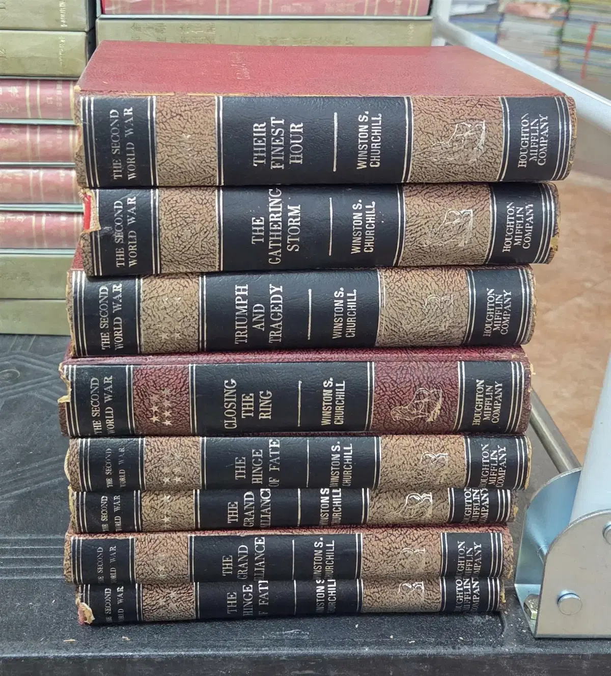 The Second World War /Houghton Mifflin 8권 세트 전쟁역사서 중고책