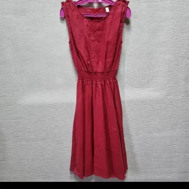 y313 민소매 롱 원피스