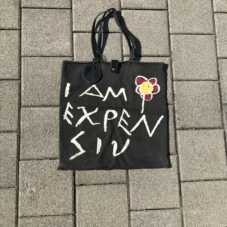 Vivienne Westwood 'I AM EXPENSIVE' Graphic Canvas Tote Bag