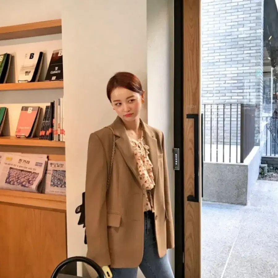 임블리 놓치지 않을거에요 자켓(브라운)