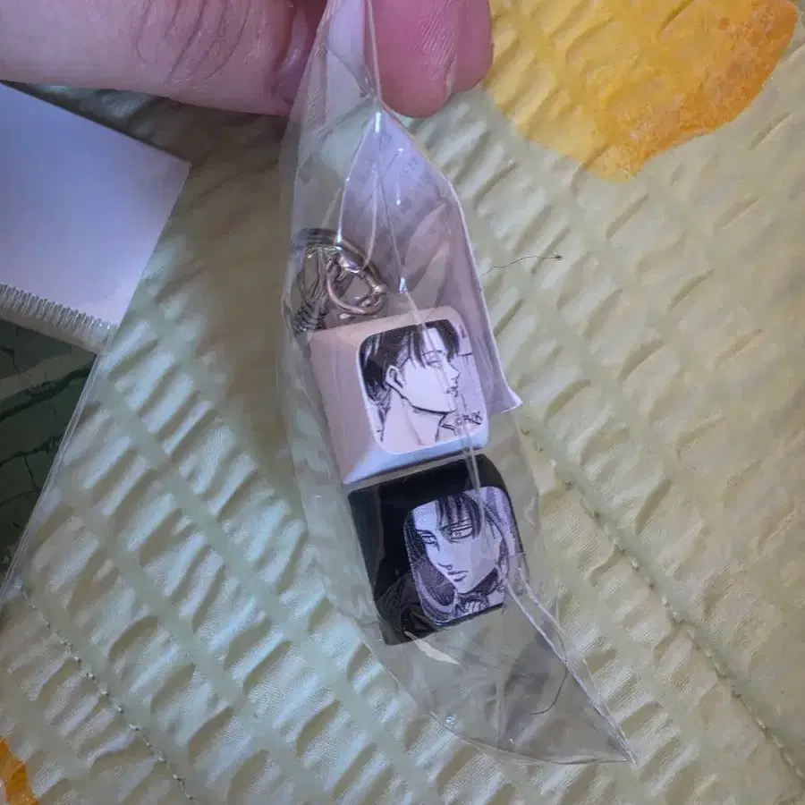 진격의거인 파이널 리바이 키캡 밎 키링 미개봉