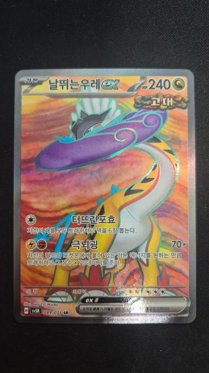 sv5k 089/071 날뛰는우레ex SR