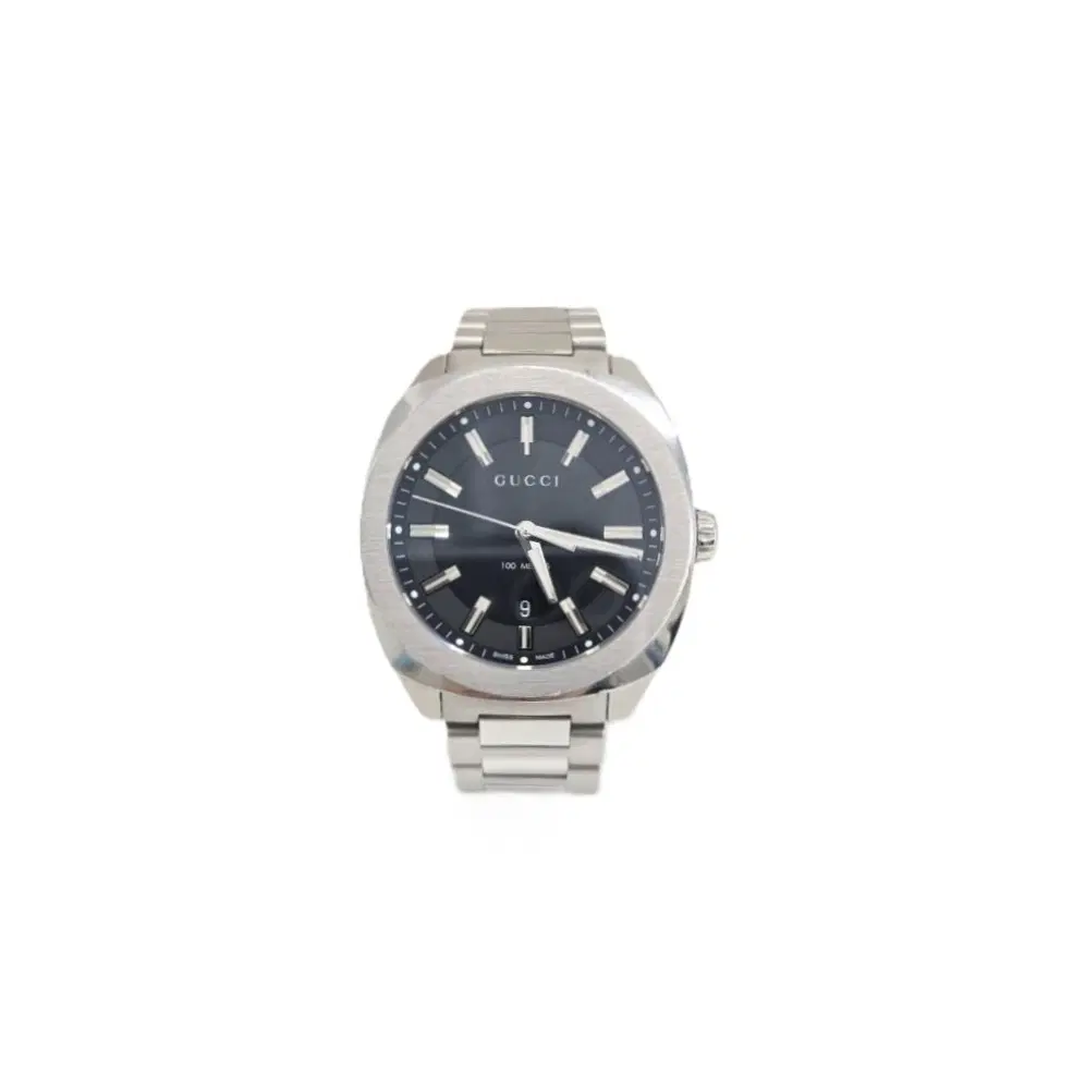 구찌 스테인리스 스틸 쿼츠 남성 시계 41MM YA163501