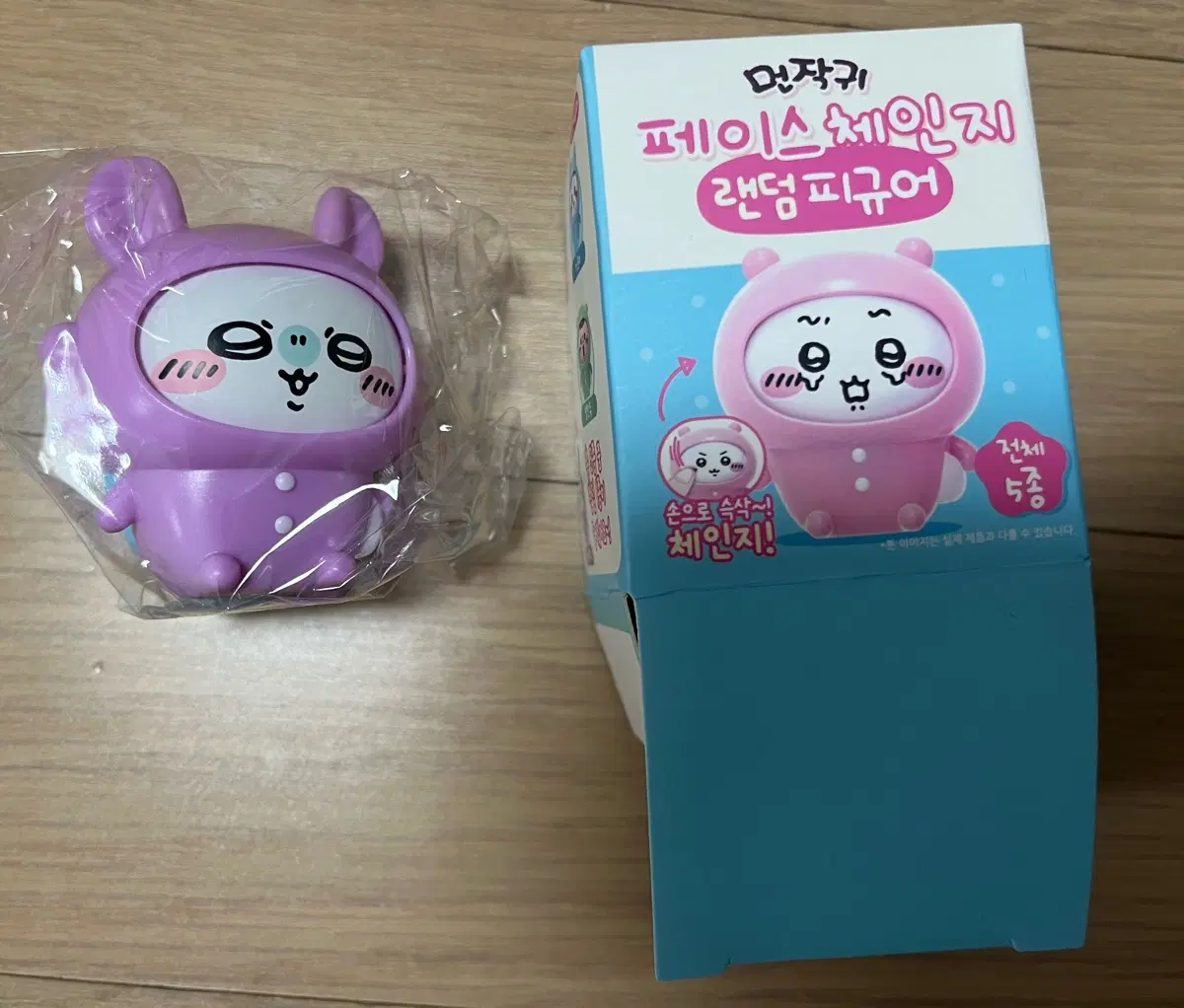 먼작귀 페이스 체인지 랜덤 피규어 모몬가