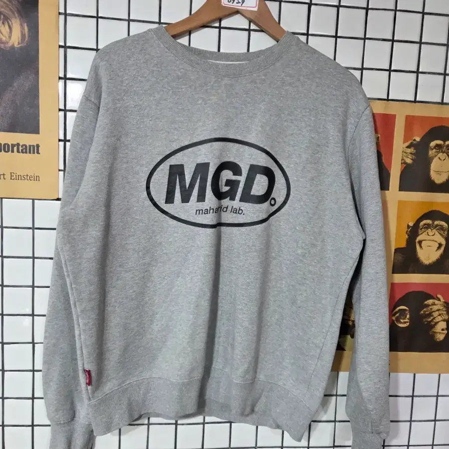 MGD 마하이드랩 맨투맨 그레이 0929