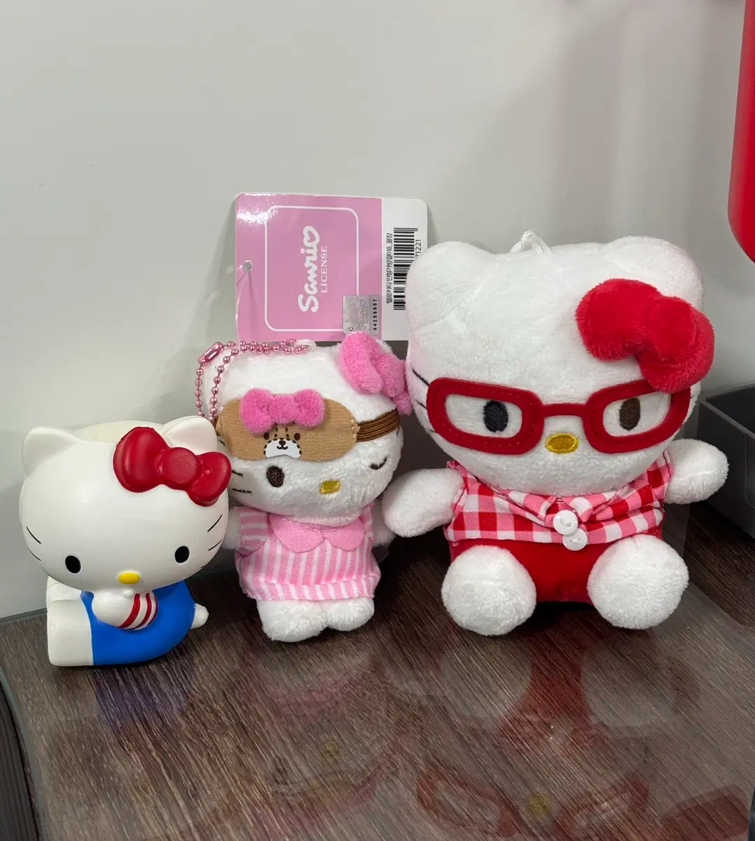 키티 인형 키링 & 스퀴시