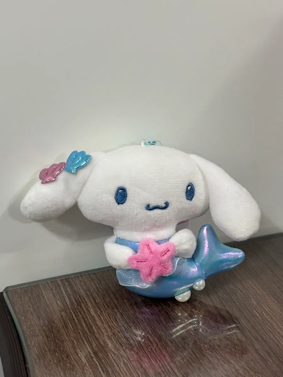시나모롤 인어 인형 키링