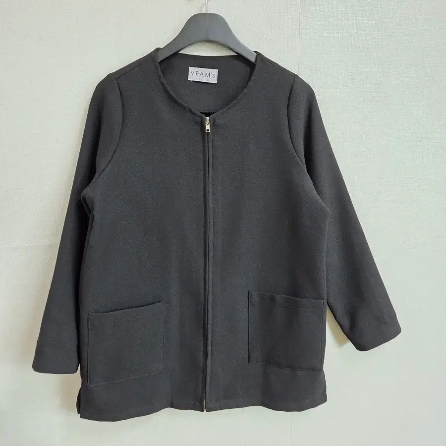 VEAM'S store 여성 오버핏 집업 자켓 블랙 F JJ4261