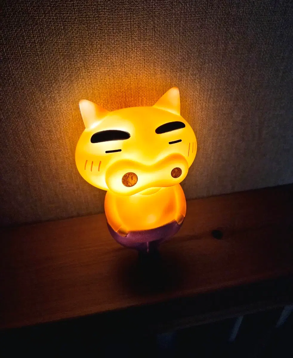 (새상품)짱구는 못말려 배빵빵 무드등_부리부리 대마왕